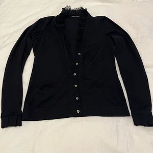 Elie Tahari merino wool long sleeve sweater